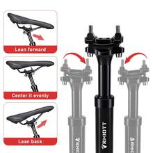 chooee MTB Suspension Seatpost, 28.6/30.4/30.9mm Adjustable Shock Absorbing Bicycle Seat Post For Mountain Bikes - Apricot - View 5