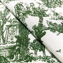 Tecido Jacquard Estampado Toile de Jouy Para Decoração 2,80m de Largura Diversas Cores e Tamanhos - Toile de Jouy - Visão 31