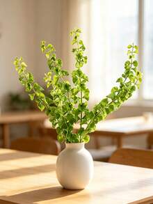 Flor de concha artificial de 37 pulgadas, tallo de flor de campana irlandesa artificial, relleno de planta floral verde artificial, tallo de flor de campana irlandesa artificial, adecuado para jarrón, centro de mesa, decoración de boda y fiesta, arreglo floral DIY, decoración de estilo bohemio, regalo, hogar, jardín, dormitorio, sala de estar, plantas - Verde - Ver 11