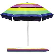 2026-NEW:para Playa portátil, sombrilla para Mesa de Jardin, terrazas, Patio, Aire Libre, Camping, Exteriores con Filtro Rayos (Iris, 2.15 Metros) - 1 - Ver 1