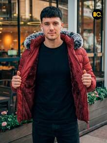 Big City Men Jackets And Coats - Red - View 4