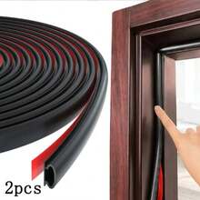 Pita Perekat Penutup Celah Pintu 6m/Gulungan, Pita Perekat Tahan Aus, Kedap Suara, dan Anti Benturan, Tahan Air, Anti Serangga, Anti Debu, Tahan Angin, Pita Perekat Penutup Pintu dan Jendela, Pita Perekat Berbasis Karet untuk Kedap Suara dan Anti Benturan, Digunakan untuk Mengisi Celah dan Mengurangi Kebisingan - Beraneka warna - View 8
