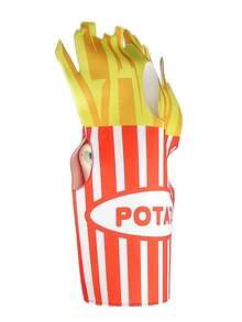 Halloween French Fries Costume Adult One Size Funny Party Outfit Christmas Carnival Unisex Stage Performance Costume - Multicolor - View 3