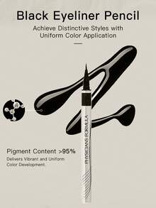 Physicians Formula Eyeliner, Serum Eyeliner Penguat Bulu Mata 2-in-1, Hipoalergenik, Bebas Kekerasan Hewan, Vegan - Hitam - View 1