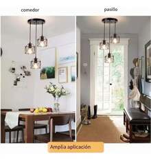 Industrial Metal Lighting - Black - View 12