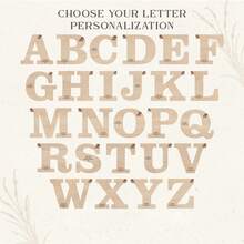 1pc Personalized Wooden Letter Guest Book - Orange, Rustic Bohemian Style, With Custom Initial Decoration, Suitable For Weddings, Graduation Season - Multicolor - View 6