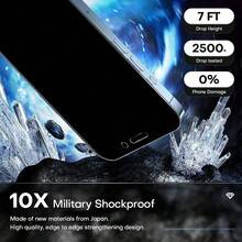 BOLLYMORE 5片裝隱私螢幕保護貼，相容 iPhone 6/7/8/11/12/13/14/15/16/Pro Max、XS、XR、XS Max，亮面強化玻璃，防刮防碎，強化螢幕保護 - 5PCS Tempered Glass - 查看 3