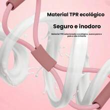 Elástico de Tensão Multifuncional para Treino de Ombros Braços Costas e Glúteos - A - Visão 9
