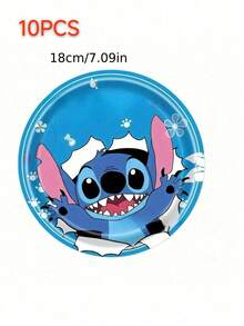 50-Piece Anime Style Theme Party Set, Back To School Season Decoration, Suitable For 10 People, Disposable Birthday Party Tableware Including Plates, Cups And Napkins. Holiday Decoration Supplies, Suitable For Camping, Picnic, Backyard BBQ, Room Decoration And Party Decoration, Also Ideal Decoration For Halloween, Christmas And Party, And A Great Surprise Gift For Fans. - Multicolor - View 16