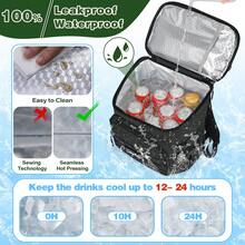 30L 保溫保冷背包，防水防漏大容量戰術野餐包，耐用輕量保冷袋，適用戶外工作、露營、海灘、徒步 - 彩色 - 查看 5