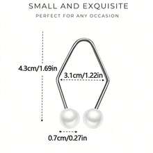 Pearl Facial Clip, No-Piercing Facial Beauty Accessory, Invisible Smile Lifting Clip, Creative Facial Decoration Clip, Suitable For Parties, Holidays, Daily Styling, Fashion Jewelry Accessory, Suitable For Women And Girls - Multicolor - View 8