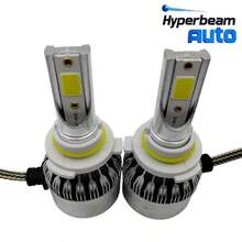2pcs/Set Lampu Depan LED Mobil Sorot Jauh/Dekat H7 H4 10000LM Bohlam C6 H1 H9 H11 6000K Lampu Depan Mobil - C6 - View 13
