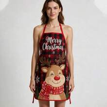 Best-Selling Christmas Apron, Holiday Decoration Party Home Use Waterproof Stain-Resistant Christmas Apron - Multicolor - View 4