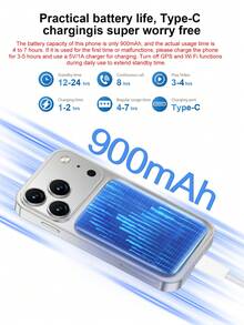 SERVO 18SEmini 智能手机，Android 8.1 系统，2GB 运行内存 + 16GB 机身存储，支持 WiFi，3.0 英寸显示屏，双卡双待，3G WCDMA 紧凑型口袋手机 - 粉色 - 查看 9