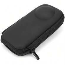 Funda protectora y bolsa de almacenamiento Insta 360 X4 X5 (compatible con la cubierta de lente original), bolsa de almacenamiento portátil pequeña, funda protectora de viaje de carcasa dura, con correa de muñeca y mosquetón, adecuada para accesorios Insta360 X4 X5 - Ver 9