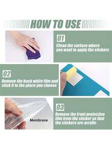 1 Piece Irregular Round Pattern Mirror Wall Sticker, Acrylic Material, Easy Installation, Kids Room Decorative Mirror, Home Decor, Wall Art - Silver - View 9