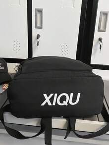 極簡時尚男士後背包，適合日常通勤、旅行、購物與街頭逛街 - 黑色 - 查看 5