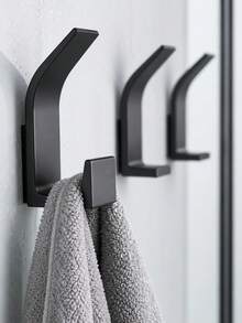3/5pcs Multi-Function Adhesive Hooks, Self-Adhesive Storage Rack Hooks, Towel Hooks/Clothing Hooks, Suitable For Bathroom, Kitchen And Home, Easy To Install Self-Adhesive Hooks, Can Hang Towels, Clothing, Hats And Keys, Bathroom Accessories - Multicolor - View 5