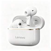 Lenovo EA230 無線耳機，清晰音質，通話，運動耳機，相容於手機、筆記本電腦、平板電腦，低延遲，原裝藍牙耳機 - 櫻花白 - 查看 2