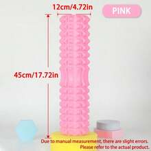 LINGPENG Roller Yoga Busa Kepadatan Tinggi, Bahan ABS dengan Kekerasan Sedang, Roller Pemulihan & Peregangan Otot Manual untuk Pilates & Latihan di Rumah - MultiWarna - View 9