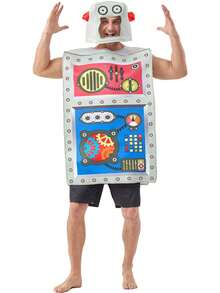 Halloween Robot Costume Set, Unisex Composite Foam Material, Carnival Christmas Holiday Party Outfit - Multicolor - View 3