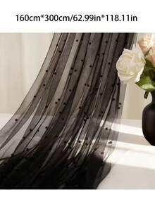 1pc White/Black Pearl Tulle Mesh Fabric, DIY Gauze For Table Runner, Ceremony Backdrop, Home Decor, Room Decoration, Birthday Party Decor And Valentine's Day Ceremony Arrangement, Creating Romantic Atmosphere - A - View 19
