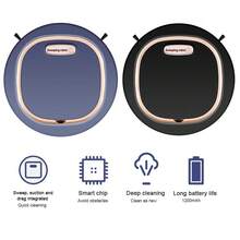 USB Rechargeable Smart Robot Vacuum Cleaner, Home Cleaning Robot, Sweeping, Mopping, Vacuuming All-In-One - Multicolor - View 11