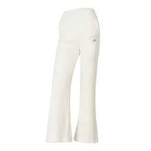 Adidas New Minimalist Comfortable Running Fitness Training Casual Pants Women's Micro-Flare Trousers - White - View 4