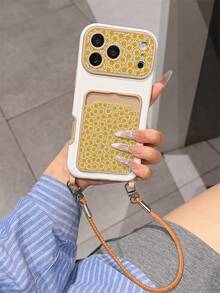 1 buah Gantungan Kartu Bermotif Bunga Matahari Layar Penuh Modis dan Personalisasi, Bahan TPU, Casing Ponsel Pelindung Anti Jatuh, Cocok Sebagai Hadiah Liburan, Kompatibel dengan Apple 11/12/13/14/14plus/15/15plus/16/16plus/17/17pro dan Model Lainnya - MultiWarna - View 2