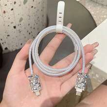 充電器與線材保護套組，耐用 Apple 18-20W 充電線保護套，防斷裂線材收納器 - 彩色 - 查看 3