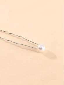 18pcs Pearl Hairpins Suitable For Wedding And Party Occasions - White - View 3