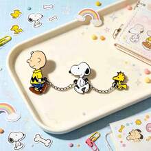 1pc 2026 New Snoopy Walking Brooch, Fun Casual Decoration, Suitable For Clothing, Pencil Case And More, Compact And Unique, Decorative Accessory, Perfect As A Gift Surprise For Friends And Family (Random Style) - Multicolor - View 1