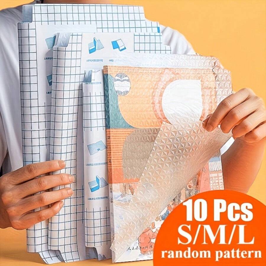 10 buah Sampul Buku Perekat Diri, Film Buku Transparan Buram, Sampul Buku, Sampul Buku Pelindung, Sampul Buku Pra-Potong, Sampul Buku yang Dapat Digunakan Kembali dan Disesuaikan, Sampul Buku Pelindung Tebal, Cocok untuk Kantor, Sekolah atau Pelajar - Satu ukuran cocok untuk semua. - View 1