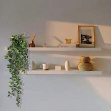 Artificial Hanging Plants, Suitable For Hanging Garden, Balcony, Window Sill, Exterior Wall Decoration, Home, Living Room, Office, Bathroom Decoration, Shelf Decoration, Wedding, Birthday Decoration, Halloween/Christmas Artificial Decoration - Green - View 7