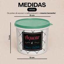 Kitchen Supplies Set Kit ECONOMIC LINE - 5 Supplies + 4 Square Jars 500 ML TPW Line - TPW Hijau Mint - View 8