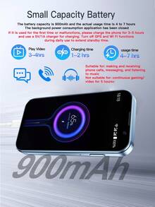 SERVO 16SE Mini Smartphone, Android 9.0, WCDMA Dual SIM, 3G Cellular Network, 3.0" HD Display, 2GB RAM + 16GB ROM, Ultra-Compact Smartphone - Cloisonne - View 8