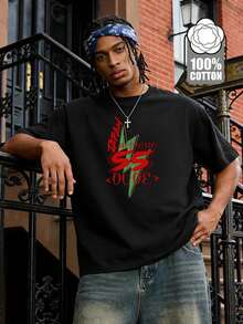 Men Outdoor Tees & Tanks - Black - View 1