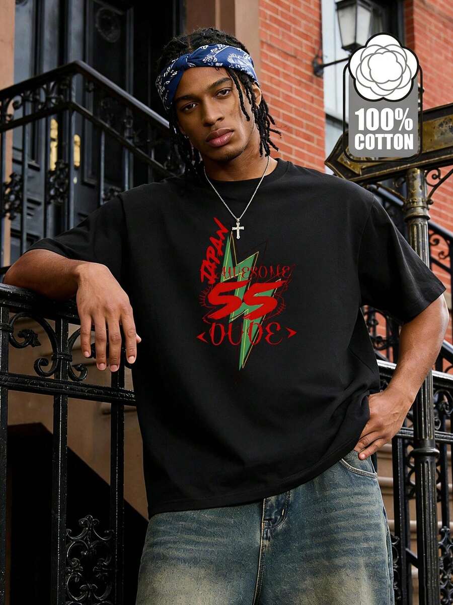 Men Outdoor Tees & Tanks - Black - View 1