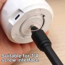 1/4 Screw (Optional Universal Base) Baby Monitor Camera Mount, No-Drill Multi-Function Monitor Bracket, Adjustable Baby Crib Camera Stand, Clip-On Baby Camera Mount, Baby Monitor Camera Bracket, No-Drill Wall-Mounted Camera Mount, Suitable For Indoor And Outdoor Security Cameras - A - View 10