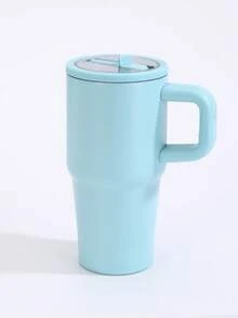 20盎司不鏽鋼保溫隨行杯，附蓋與手柄，便攜車用杯，適合戶外使用 - 彩色 - 查看 10