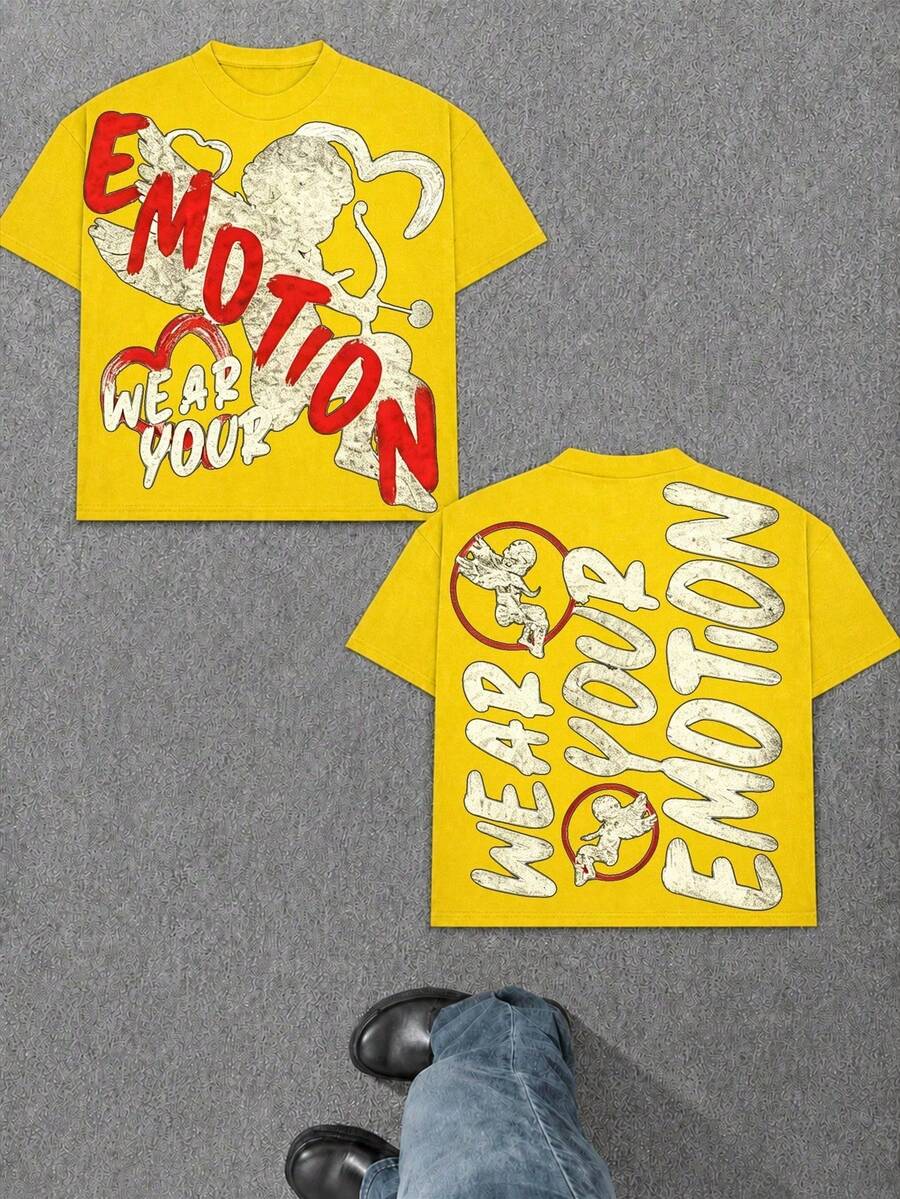 Women T-Shirts - 黃色 - 查看 1