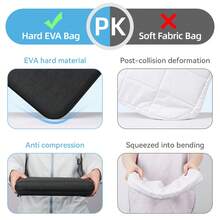DANYCASE Tablet Carrying Case Universal 10.9 Inch Tablet Sleeve Shockproof Storage Bag Multi-Pocket Design Compatible With IPad Air 8 (M4) 11" 2026 11th A16 10th 10.9 7th/8th/9th 10.2 Mini 7 6 Air 11(M2) - Black - View 7