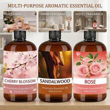500ml Aromatherapy Essential Oil Refill Liquid, Diffuser Essential Oil, Home Air Fragrance Oil, Large Capacity Fragrance Oil, Long-Lasting Scent For Hotel, Bedroom, Living Room - 500ml Diffuser Essential Oil - View 3
