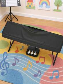 Piano Keyboard Cover, Compatible With 61/88 Keys Electronic Keyboard, Piano Keyboard Dust Cover, Dustproof And Scratch-Resistant, Elastic Foldable Design, Full Coverage Electronic Piano Keyboard Protector, Suitable For Recording Studio And Professional Piano Performance, Home Bedroom, Studio, Music Room And Other Indoor Locations, Easy To Clean (Keyboard Not Included), Ideal Piano Accessory For Beginners, Professional Pianists, Music Enthusiasts And Students - Multicolor - View 3