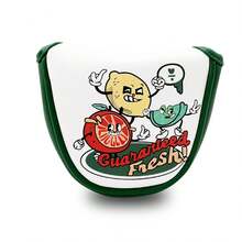 1 buah Sarung Putter Golf untuk Stik Golf DF3, Menampilkan Elemen Pola Kartun yang Bergaya dan Lucu, Terbuat dari Kain PU dengan Lapisan Mewah, Sarung Tahan Lama. - Putih - View 10