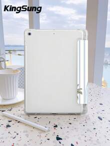 Kingsung The Polka Dot Lily Pattern Tablet Is Compatible With IPad Air 8 (Model M4), 2026 11 Inches/13 Inches, 9.7/10.2/10.5/10.9/12.9 Inches, Pro 11 Inches, 10th Generation, Galaxy Tab S6 Lite 10.4 Inches, Kindle Paperwhite 2024 12th Generation, Kindle 2022 11th Generation, With Smart Stand, Shock Resistance, Automatic Wake-Up, And Sleep Function - Multicolor - View 3