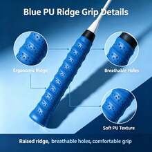 3/5/10pcs/Set Sweat-Absorbent PU Grip Tape Set, Universal For Tennis, Badminton, Pickleball Rackets, Premium Non-Slip Grip Tape, Breathable And Water-Absorbent, Enhances Grip Comfort And Ball Control, Effectively Reduces Racket Wear, Ideal For Indoor And Outdoor Sports Training - Multicolor - View 8