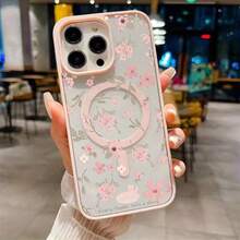 [24h Versand aus DE/FR/ES] Apple 17 16 15 Pro Max  21 22 23 24 25 26 Ultra Galaxy Handyhülle mit rosa Blumen-Graffiti-Design, erhältlich in mehreren Farben, im Macaron-Stil, mit Magnetfunktion. Geeignet für iPhone 16 Pro, 15 Plus, 14 Pro Max magnetische Handyhüllen, unterstützt auch Apple Wireless Charging. Auch kompatibel mit iPhone 11, 12 Pro und 13 Pro Max. XS- und XS Max-Modelle bieten einfachen Schutz. - 1 Stück - Übersicht 7