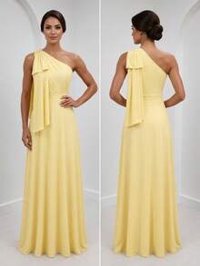 Women Maxi Dresses - 黃色 - 查看 1