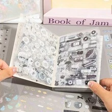 1 buah Buku Stiker Dekoratif Harian, 20 Lembar, Bahan Dekorasi Scrapbooking, Cocok untuk Kolase Guka, Perencana, Laptop, Ponsel - Catatan Acak - View 1